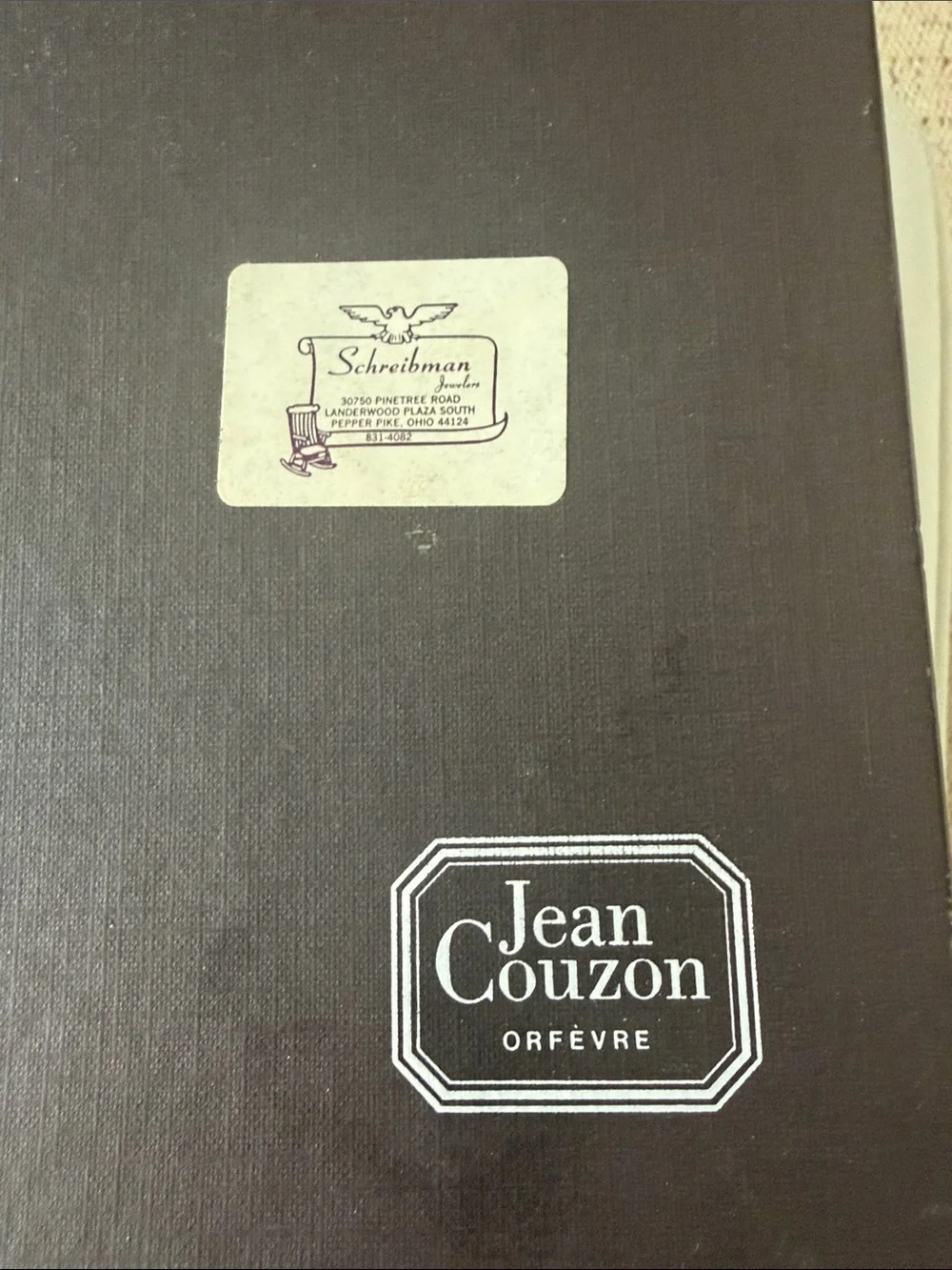 Couzon Branded Stainless Steel Champagne Bucket Vintage New Monogram France